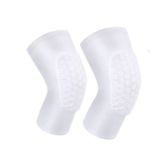 LIMITED EDITION: The White Honeycomb Knee Sleeves